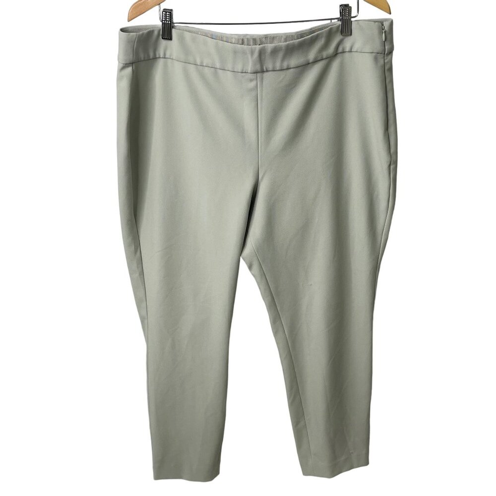 Express Pants Size XL Super Soft Twill High Rise Skinny Khaki Polyester Career